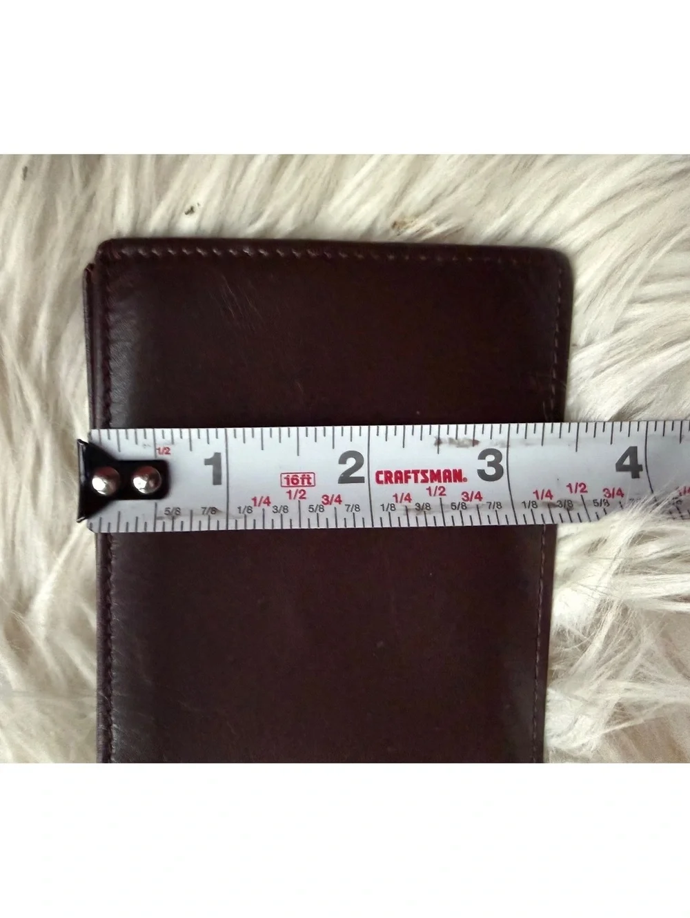 Classic Dark Brown Leather Bifold Wallet